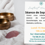 Prochaines dates des séances de Sophro-Sono