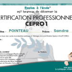 Certification « Accompagner et soutenir sur le plan scolaire des enfants à besoin particulier de la maternelle au CP